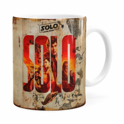 Caneca Han Solo Star Wars 3d Print Branca