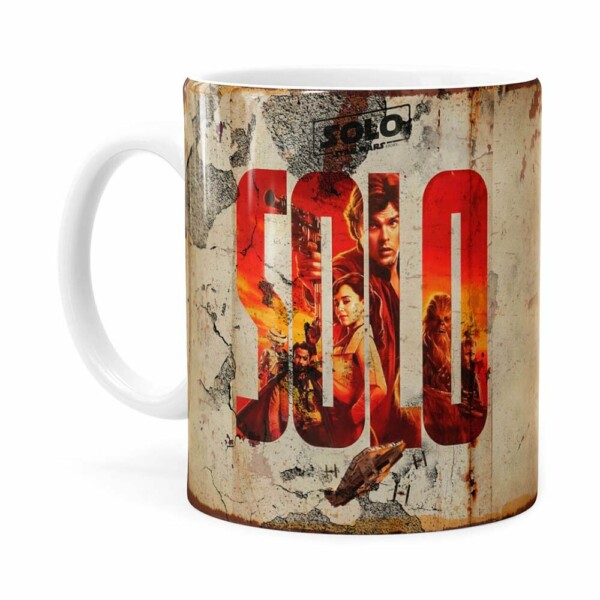 Caneca Han Solo Star Wars 3d Print Branca