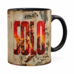 Caneca Han Solo Star Wars 3d Print Preta