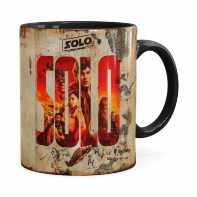 Caneca Han Solo Star Wars 3d Print Preta