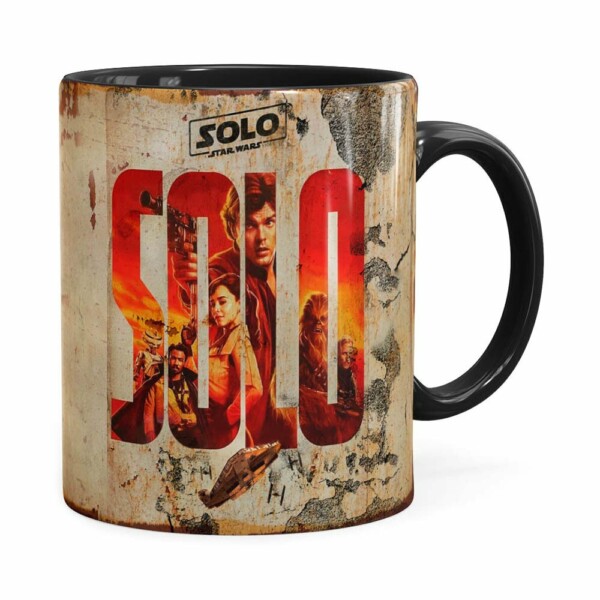 Caneca Han Solo Star Wars 3d Print Preta