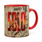 Caneca Han Solo Star Wars 3d Print Vermelha