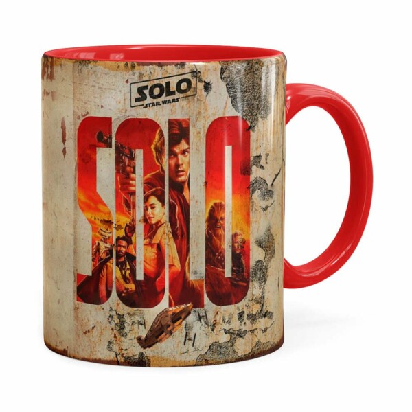 Caneca Han Solo Star Wars 3d Print Vermelha