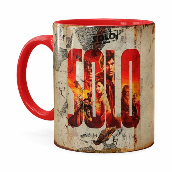 Caneca Han Solo Star Wars 3d Print Vermelha