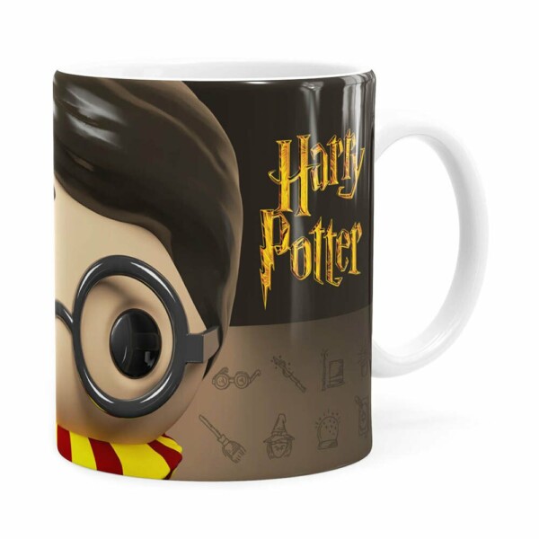 Caneca Harry Potter 3d Print Branca