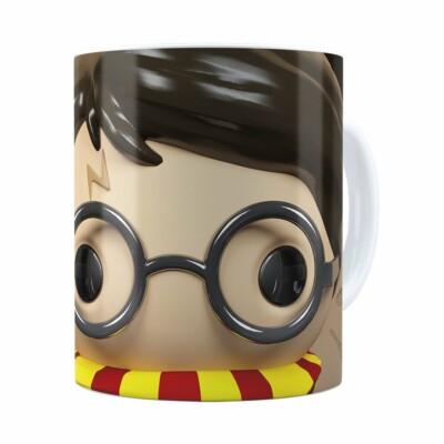 Caneca Harry Potter 3d Print Branca