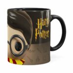 Caneca Harry Potter 3d Print Preta