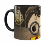 Caneca Harry Potter 3d Print Preta
