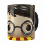 Caneca Harry Potter 3d Print Preta