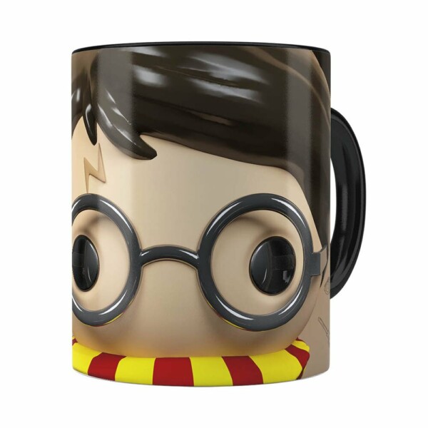 Caneca Harry Potter 3d Print Preta