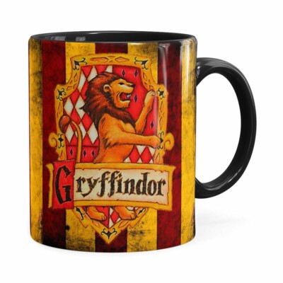 Caneca Harry Potter Gryffindor Preta