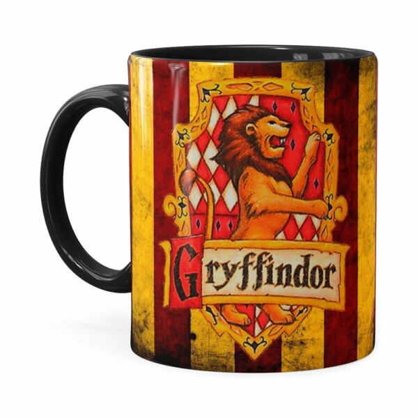 Caneca Harry Potter Gryffindor Preta