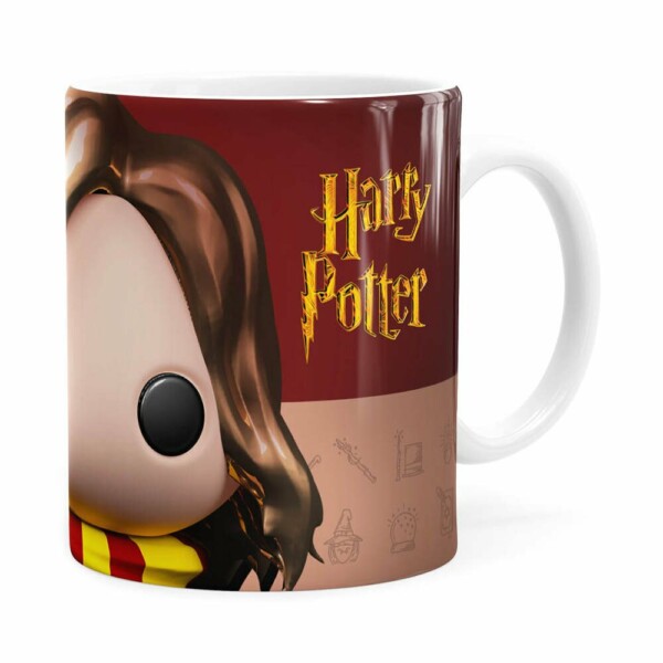 Caneca Harry Potter Hermione 3d Print Branca