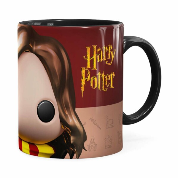 Caneca Harry Potter Hermione 3d Print Preta