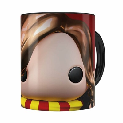 Caneca Harry Potter Hermione 3d Print Preta