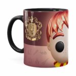 Caneca Harry Potter Ron 3d Print Preta