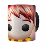 Caneca Harry Potter Ron 3d Print Preta