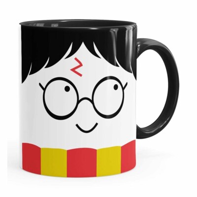 Caneca Harry Potter Todos Temos Luz Branca
