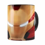 Caneca Homem De Ferro 3d Print Avengers Preta