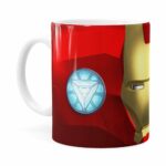 Caneca Homem De Ferro 3d Print Branca