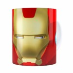 Caneca Homem De Ferro 3d Print Branca