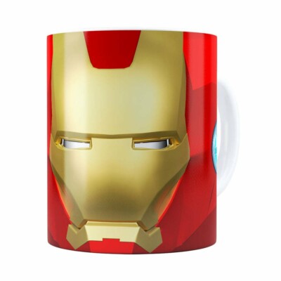 Caneca Homem De Ferro 3d Print Branca