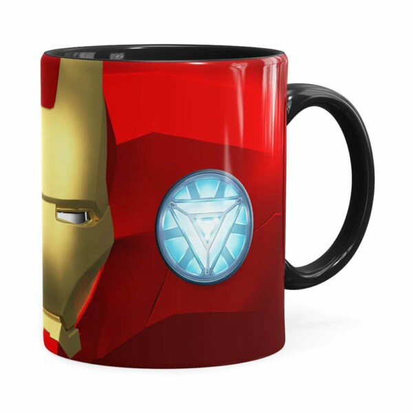 Caneca Homem De Ferro 3d Print Preta