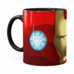 Caneca Homem De Ferro 3d Print Preta