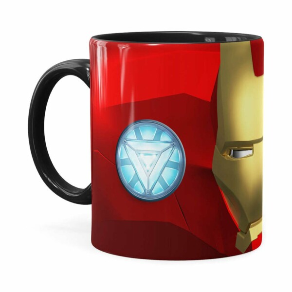 Caneca Homem De Ferro 3d Print Preta
