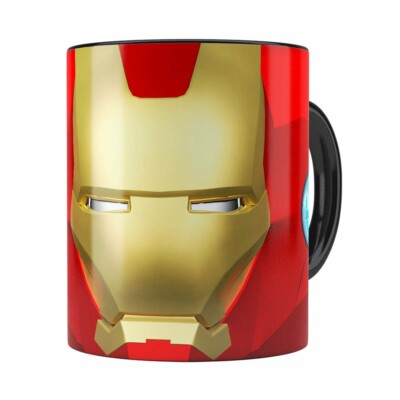 Caneca Homem De Ferro 3d Print Preta