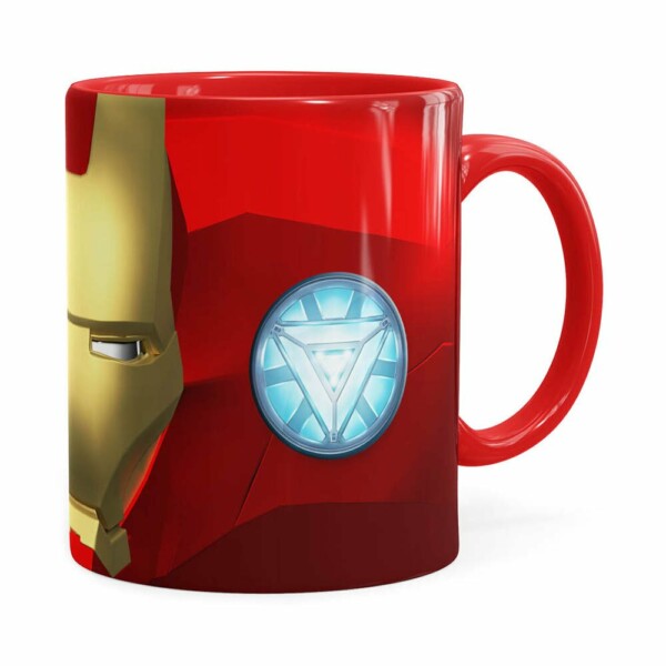 Caneca Homem De Ferro 3d Print Vermelha