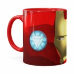 Caneca Homem De Ferro 3d Print Vermelha