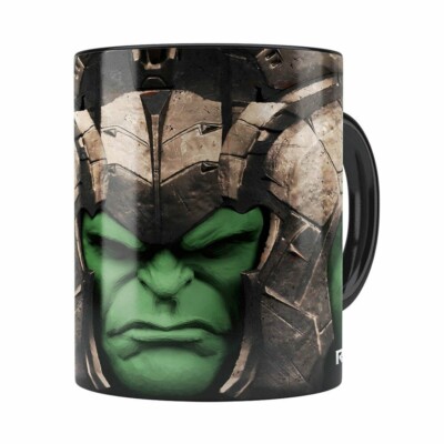 Caneca Hulk 3d Print Avengers Ragnarok Preta