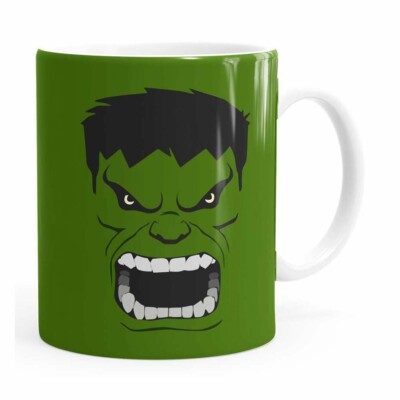 Caneca Hulk Anime Branca