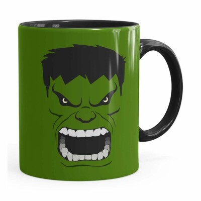 Caneca Hulk Anime Preta