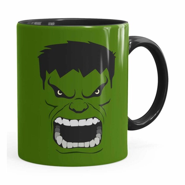 Caneca Hulk Anime Preta