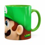 Caneca Luigi 3d Print Super Mario Verde Claro