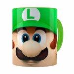 Caneca Luigi 3d Print Super Mario Verde Claro