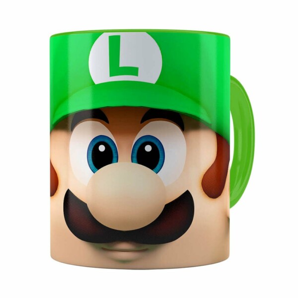 Caneca Luigi 3d Print Super Mario Verde Claro