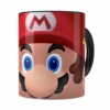 Caneca Mario 3d Print Com Logo Preta