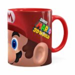 Caneca Mario 3d Print Com Logo Vermelha
