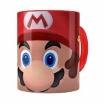 Caneca Mario 3d Print Com Logo Vermelha