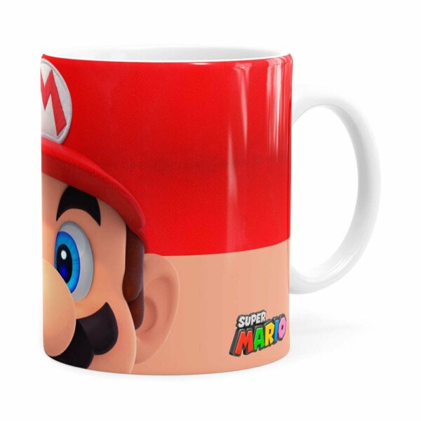 Caneca Mario 3d Print Super Branca