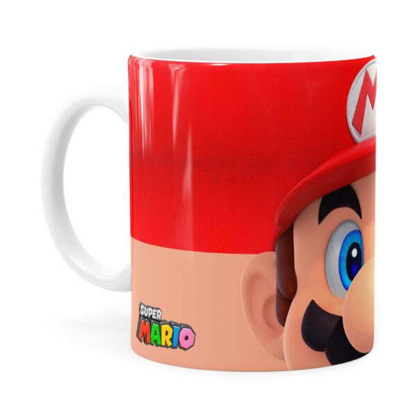 Caneca Mario 3d Print Super Branca
