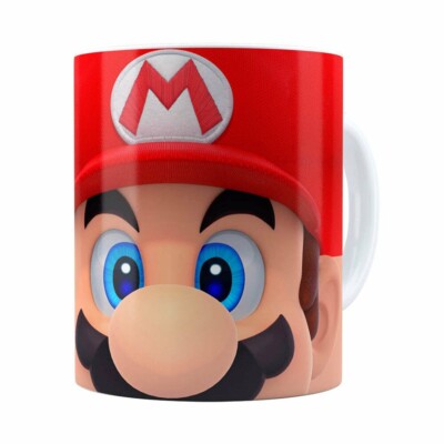 Caneca Mario 3d Print Super Branca