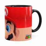 Caneca Mario 3d Print Super Preta