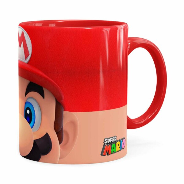 Caneca Mario 3d Print Super Vermelha