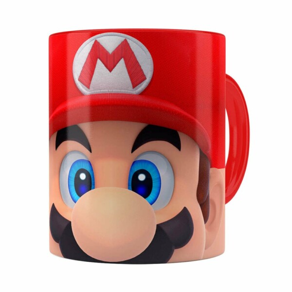 Caneca Mario 3d Print Super Vermelha