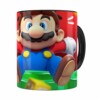 Caneca Mario 3d Print Susto Super Preta