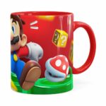 Caneca Mario 3d Print Susto Super Vermelha